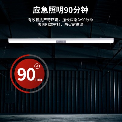 消防应急LED车库灯智能感应控灯车库停电工程照明蓄电池应急灯图2