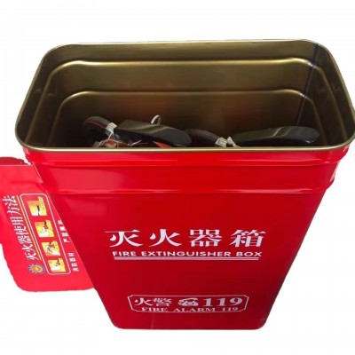 消防灭火器箱3kg/4kg/5kg家用工业用消防器材收纳箱新款灭火器箱图5